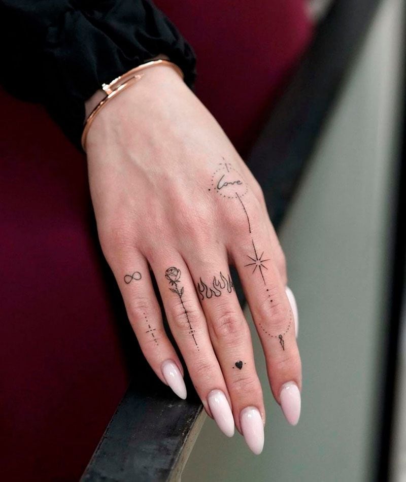 tatuajes dedos