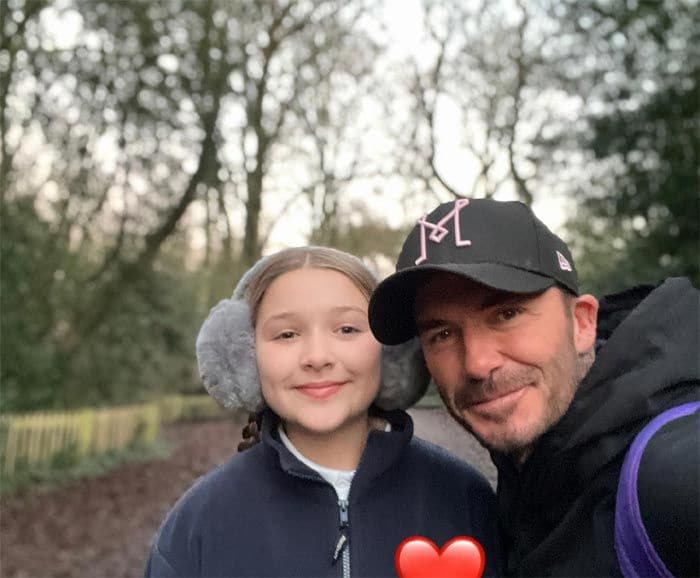 David Beckham y su hija Harper estaban en casa cuando entró el ladrón