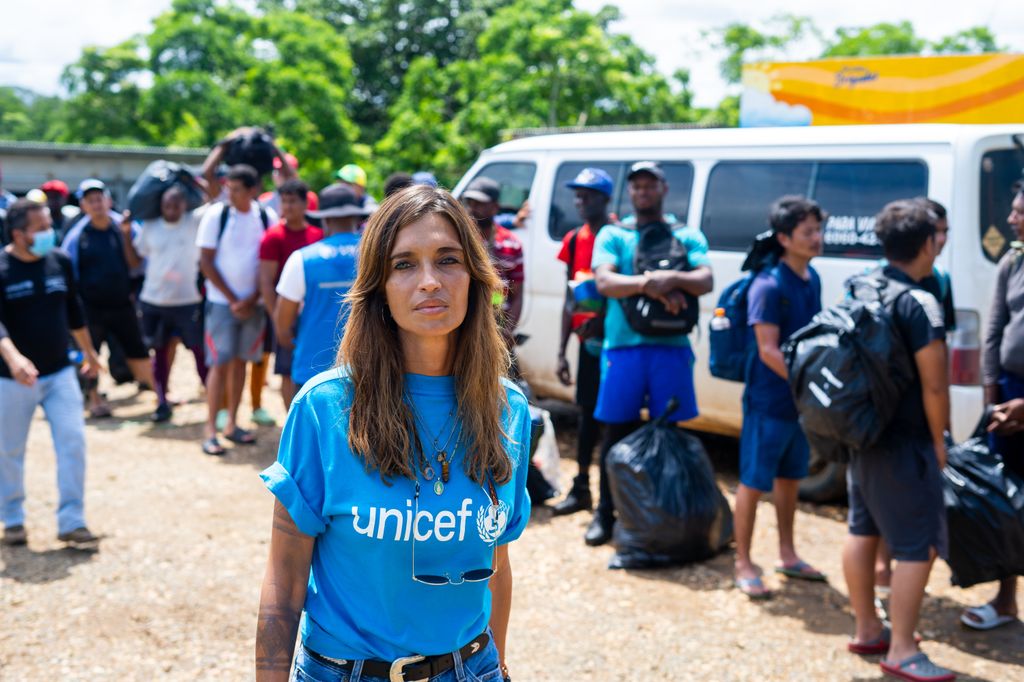 Sara Carbonero visita el Darién con UNICEF