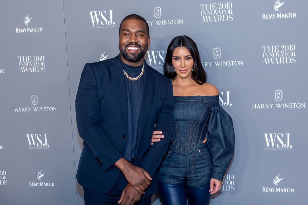 Kayne West y Kim Kardashian