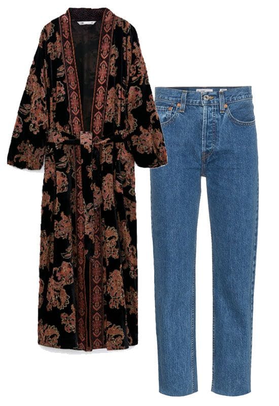 vaqueros kimono