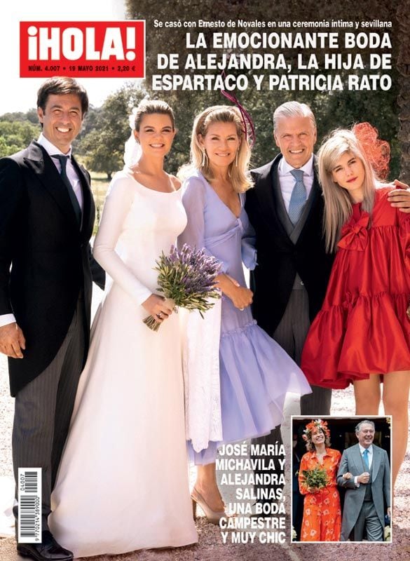 La boda de Alejandra Ruiz de Rato, en la portada de ¡HOLA!