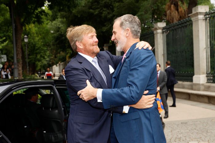 El rey Felipe con Guillermo de Holanda 