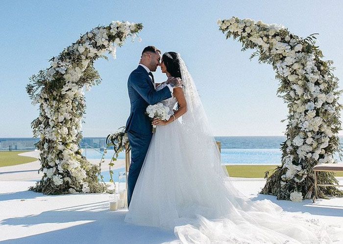 Aurah Ruiz y Jesé Rodriguez recién casados en Gran Canaria