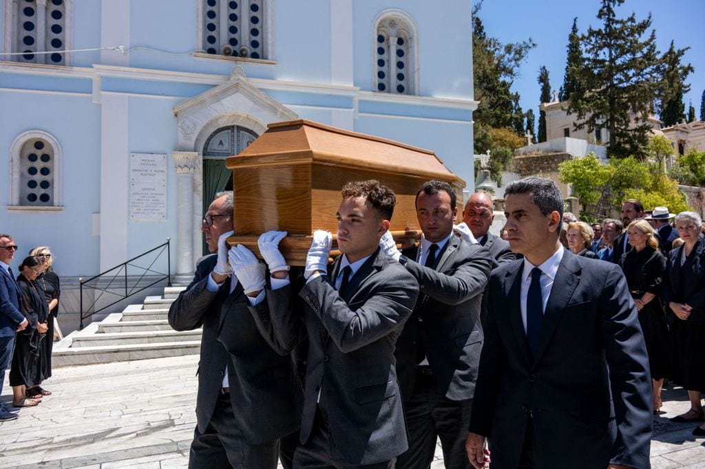 Funeral de Miguel de Grecia el 1 de agosto de 2024 en Atenas 