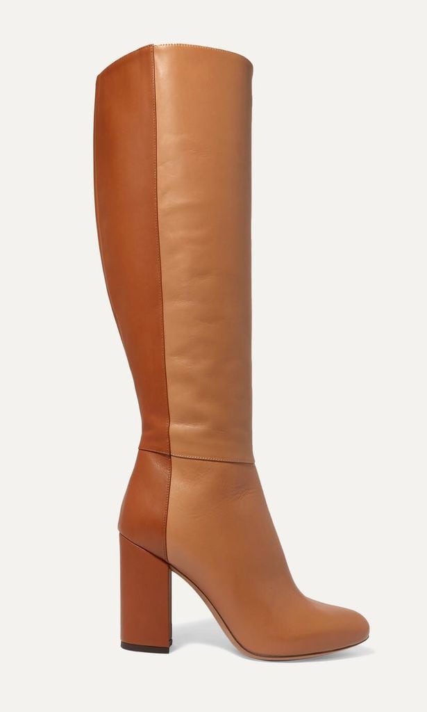 sophie two tone leather knee boots de tabitha simmons