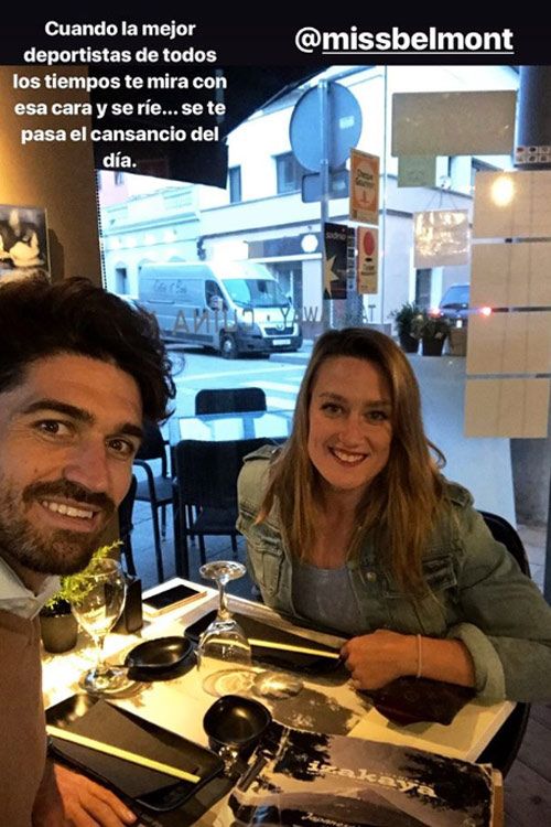 Javier Hernanz y Mireia Belmonte desmienten los rumores con esta foto