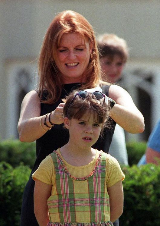 Sarah Ferguson y la princesa Eugenia 