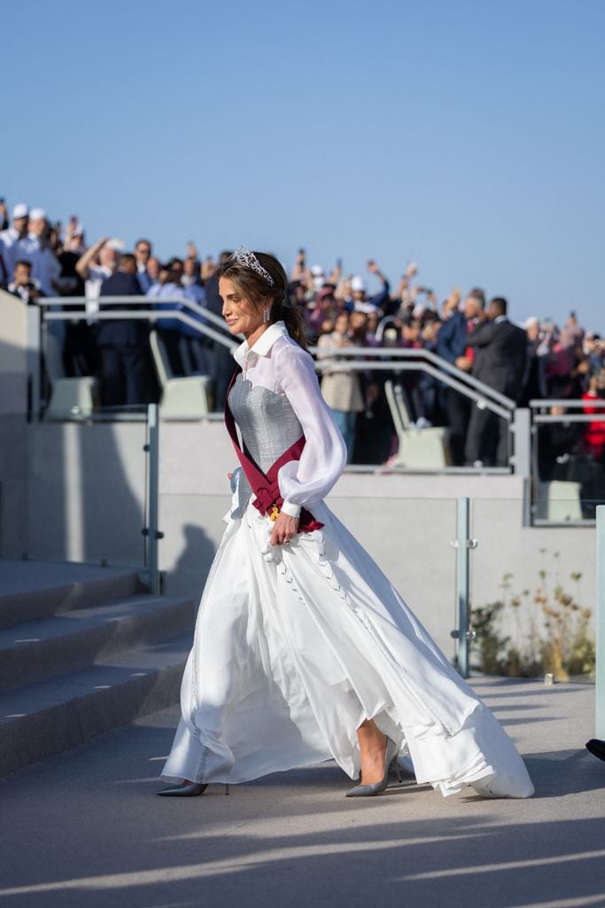 Rania de Jordania en el Jubileo de Plata