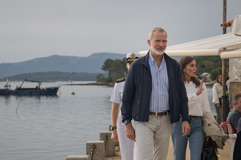 The Kings and Princess Leonor enjoy VilagarcÃa de Arousa (Pontevedra)