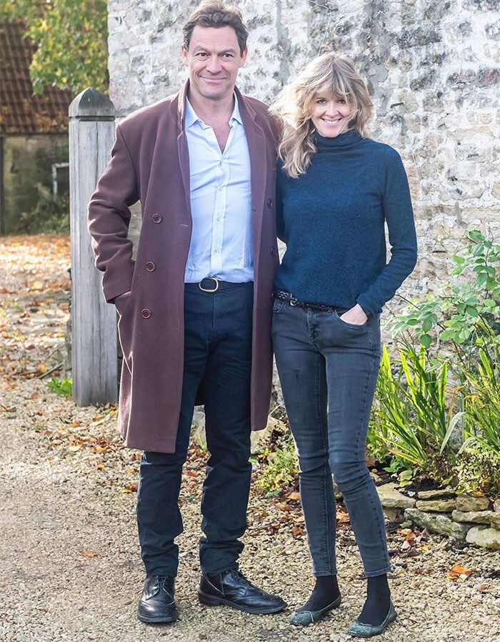Dominic West y Catherine FitzGerald