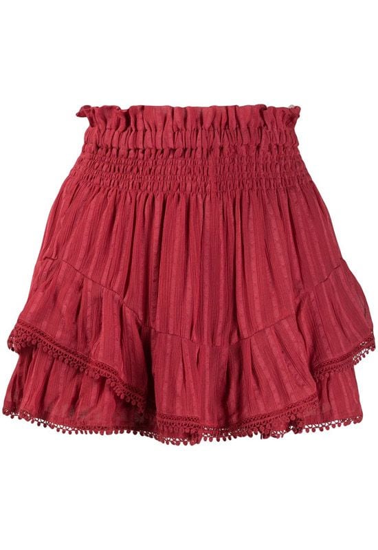 bermudas rojo isabel marant