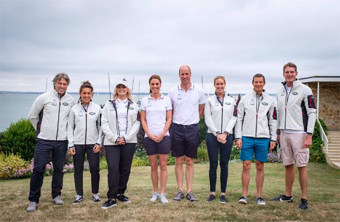 Los duques de Cambridge, protagonistas de una regata solidaria