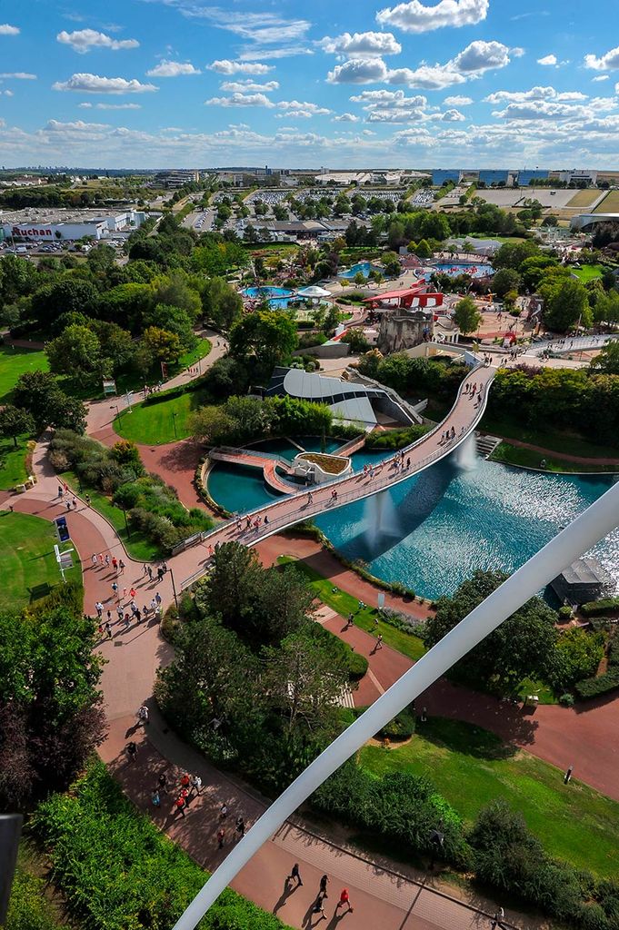 Vista aérea de Futuroscope