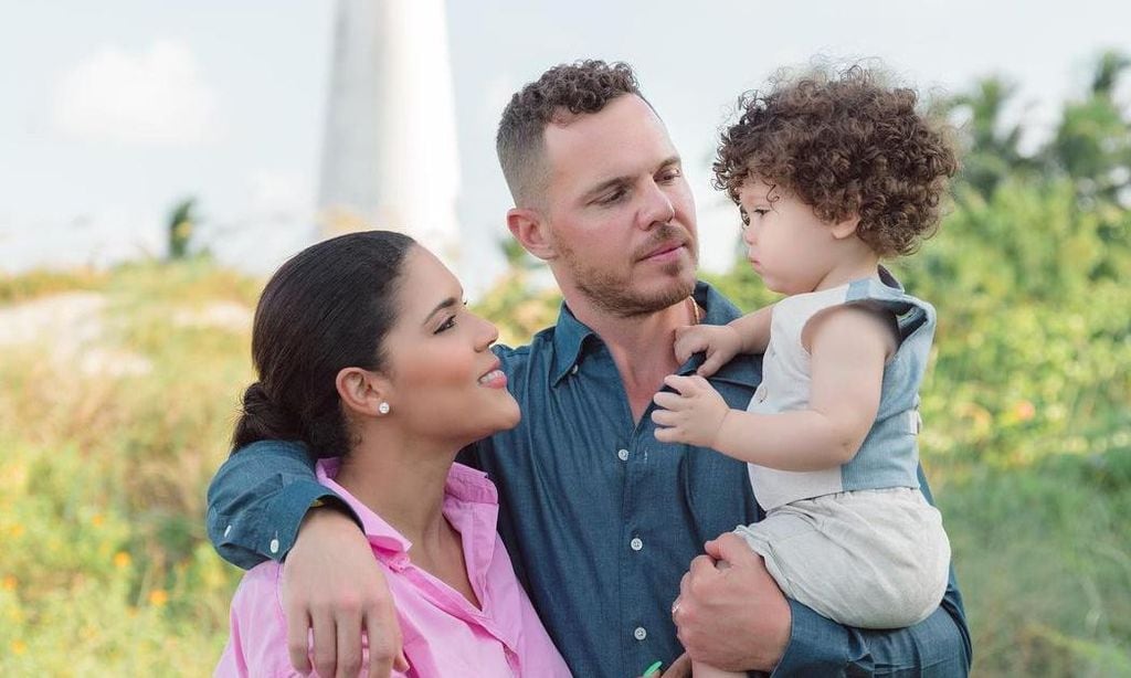 Francisca, su esposo Francesco y su hijo, Gennaro