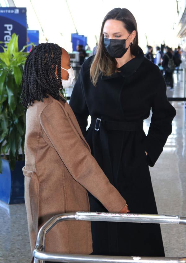 Angelina Jolie y su hija Zahara