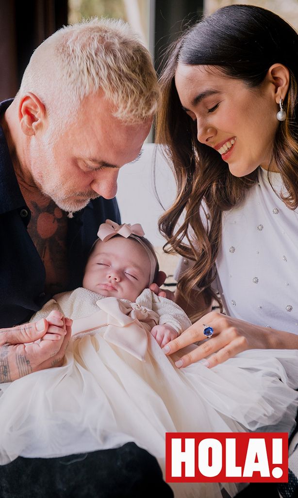 gianluca vacchi y sharon fonseca nos presentan a su hija blu jerusalema