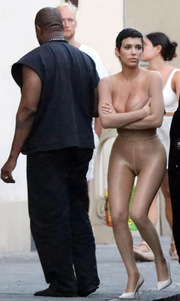 Kanye West and Bianca Censori