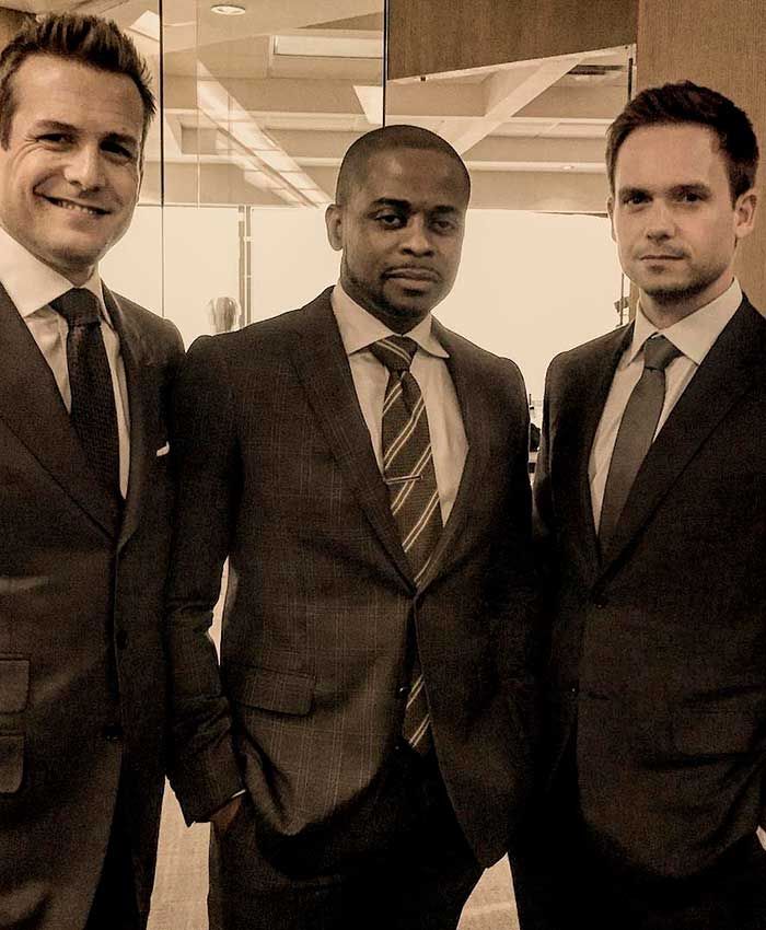 Los actores de Suits se reencuentran en el set