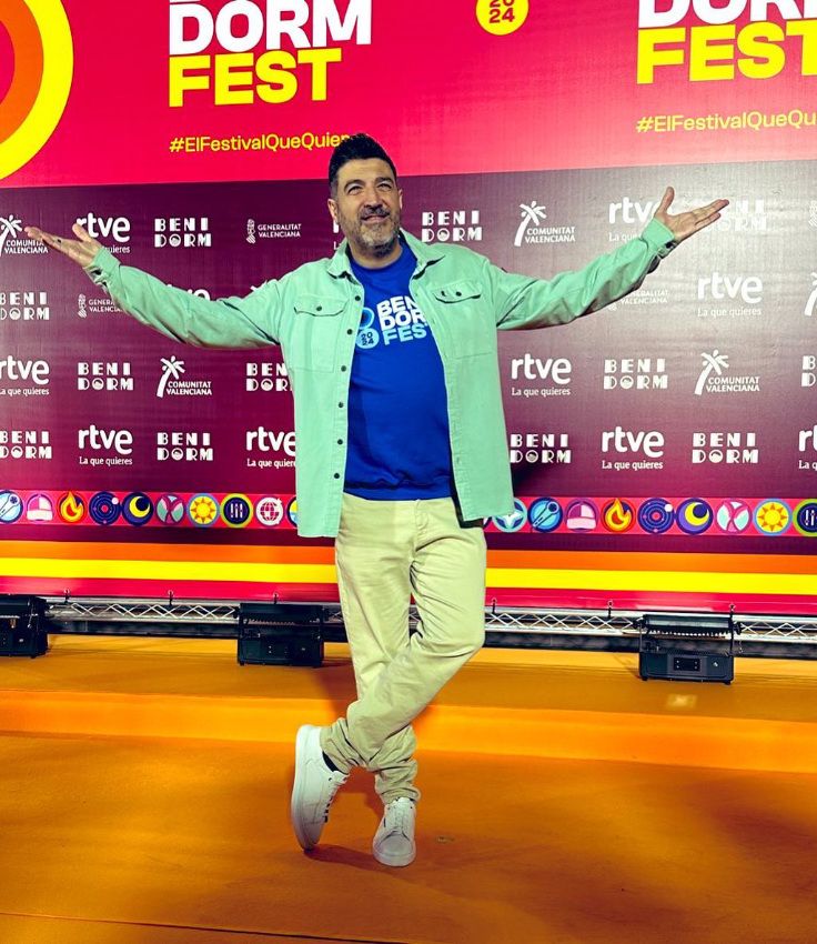 El presentador radiofónico en Benidorm Fest