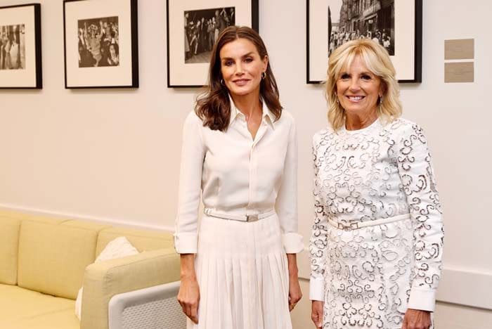 Reina Letizia y Jill Biden