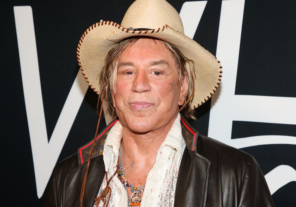 El actor Mickey Rourke en la obra  Even Summer White Affair 