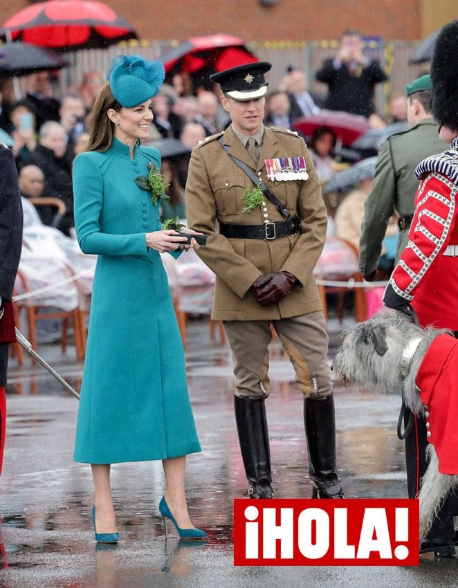 Kate Middleton asiste a su primer San Patricio como princesa de Gales