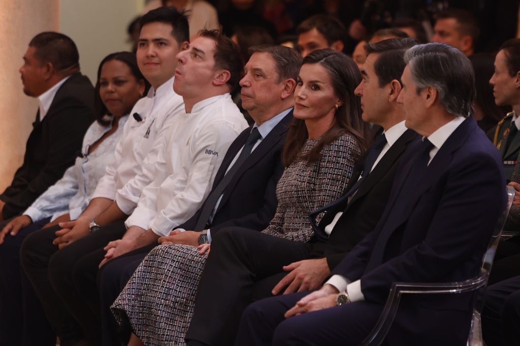 La Reina Letizia en el acto organizado por la Fundación Microfianzas BBVA