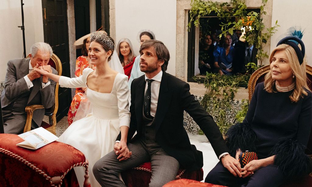 Philippe Junot en la boda de su hija