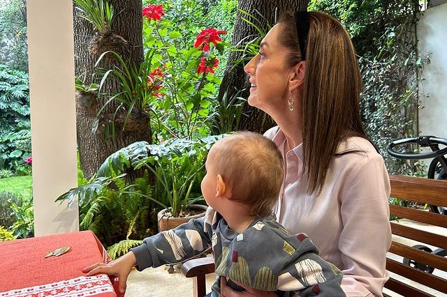 Claudia Sheinbaum está muy orgullosa de ser abuela del pequeño Pablo