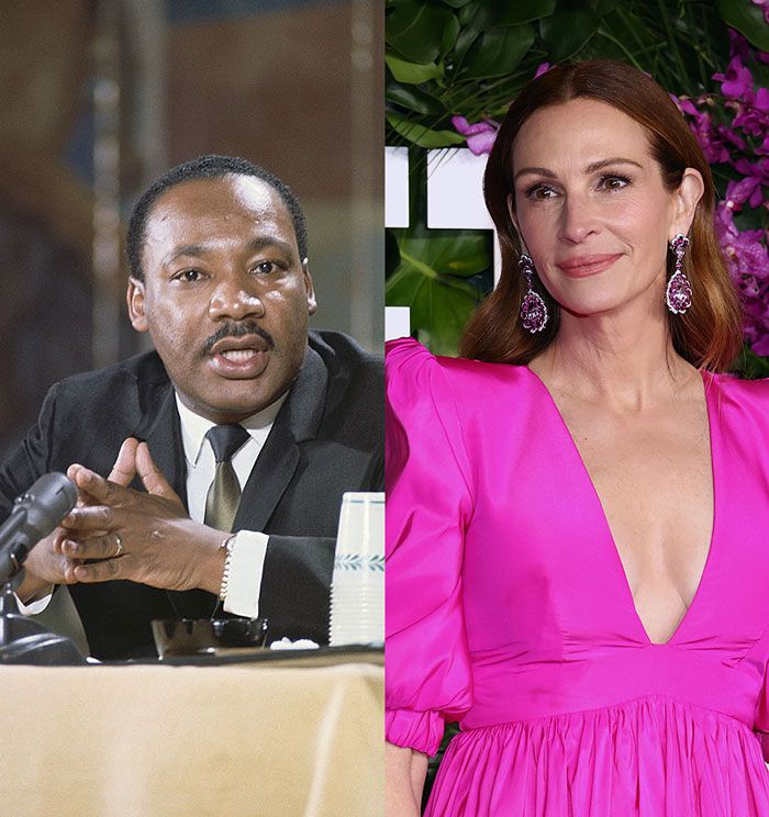 Julia Roberts y Martin Luther King Jr 