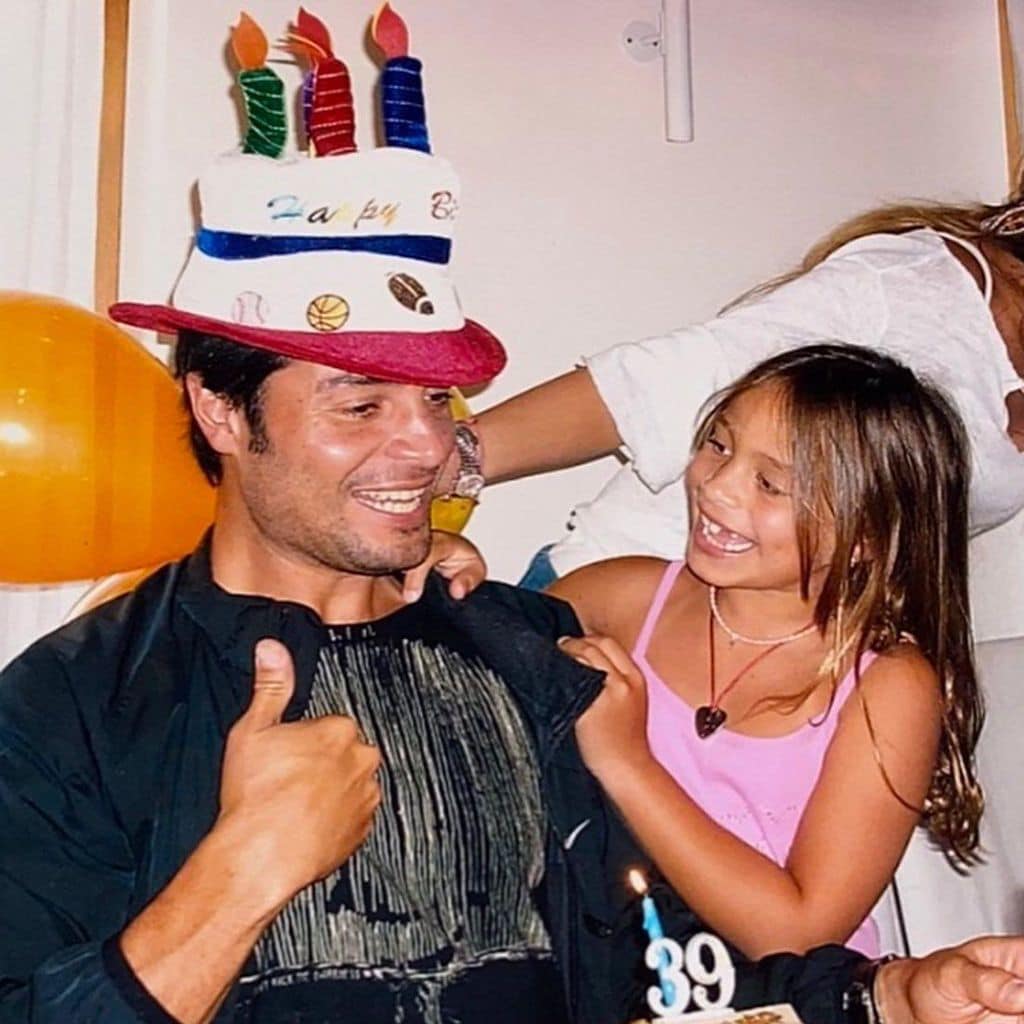 Chayanne y su hija Isadora