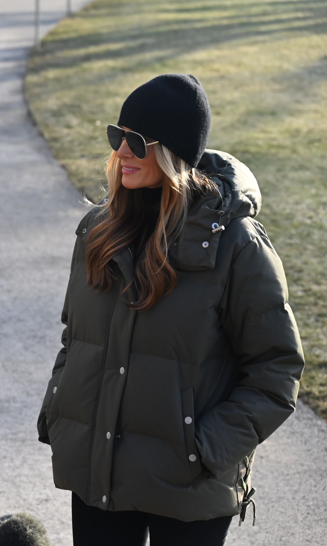 Melania Trump con look 'sport'