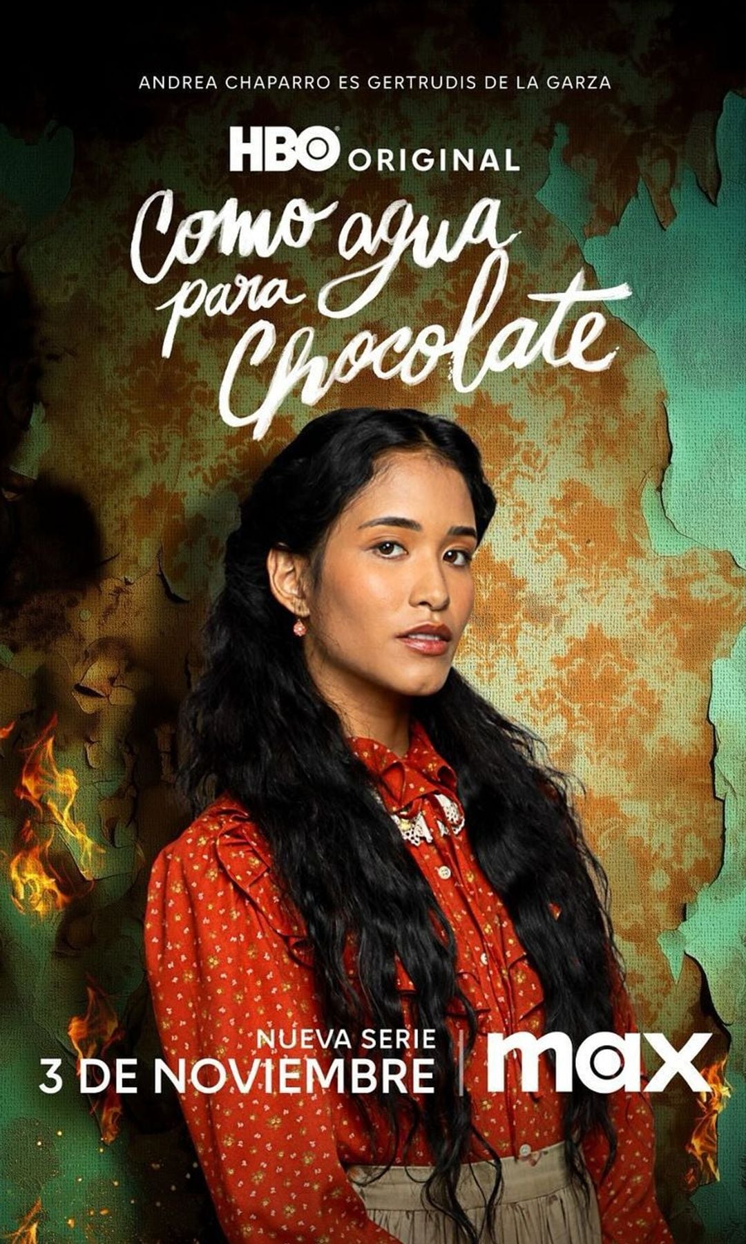 Andrea Chaparro es Gertrudis de la Garza en 'Como agua para chocolate'