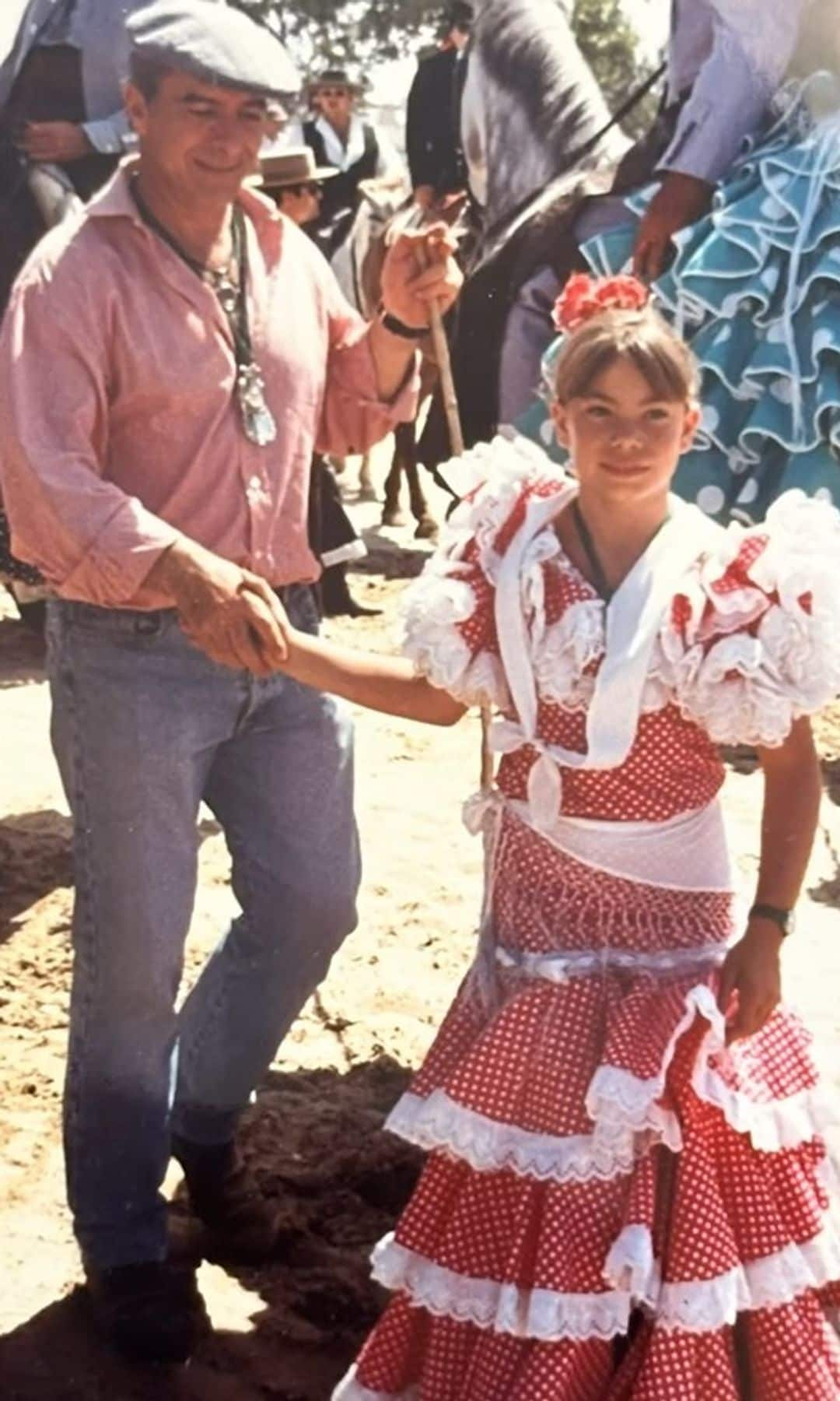 Carla Goyanes se despide de su padre Carlos Goyanes