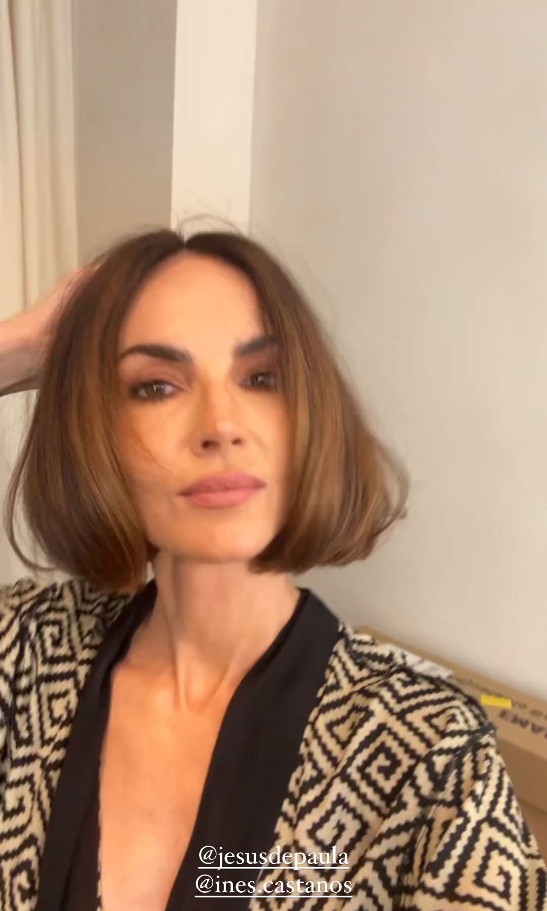 Eugenia Silva muestra su nuevo corte de pelo