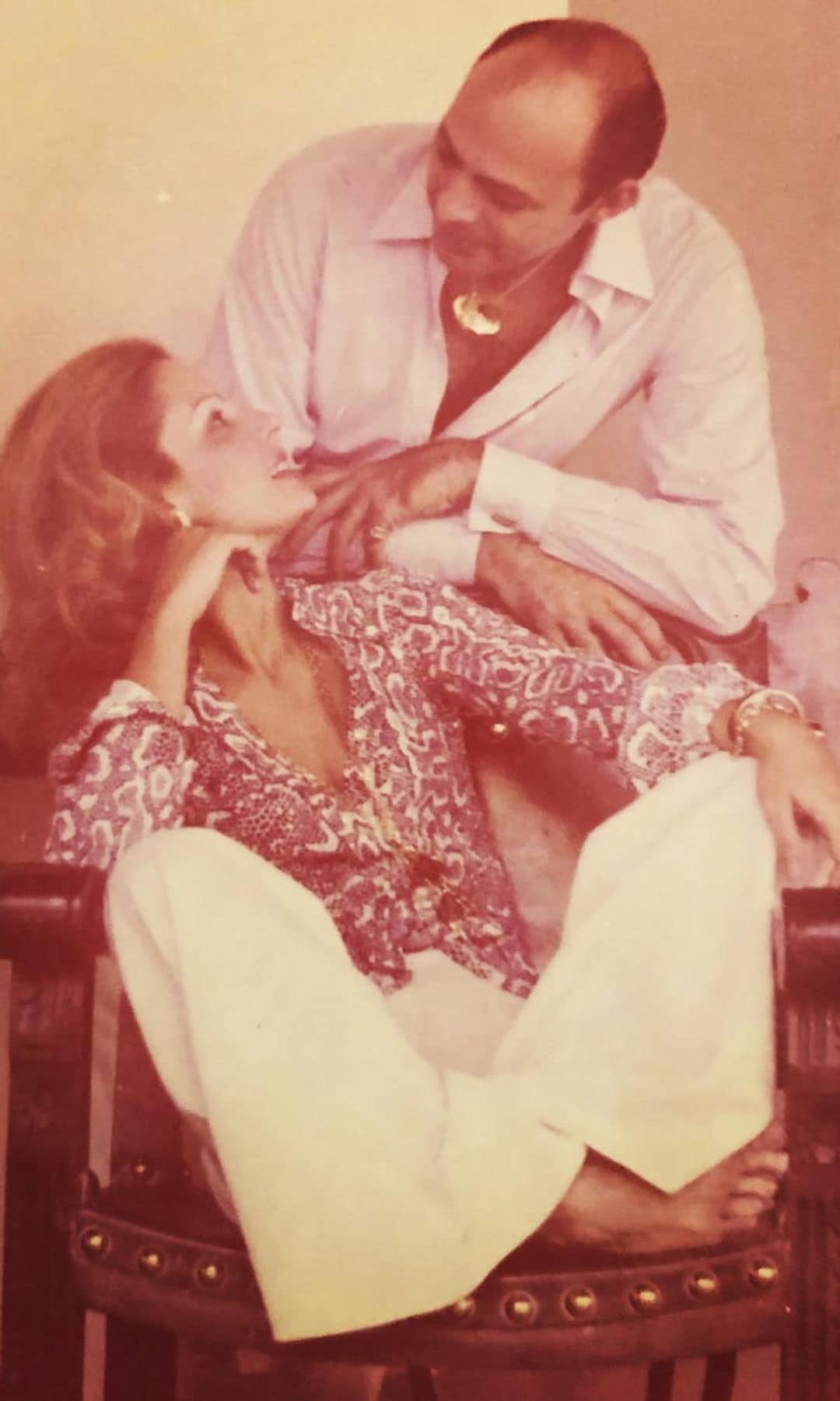 Carolina Herrera y Reinaldo Herrera de jóvenes