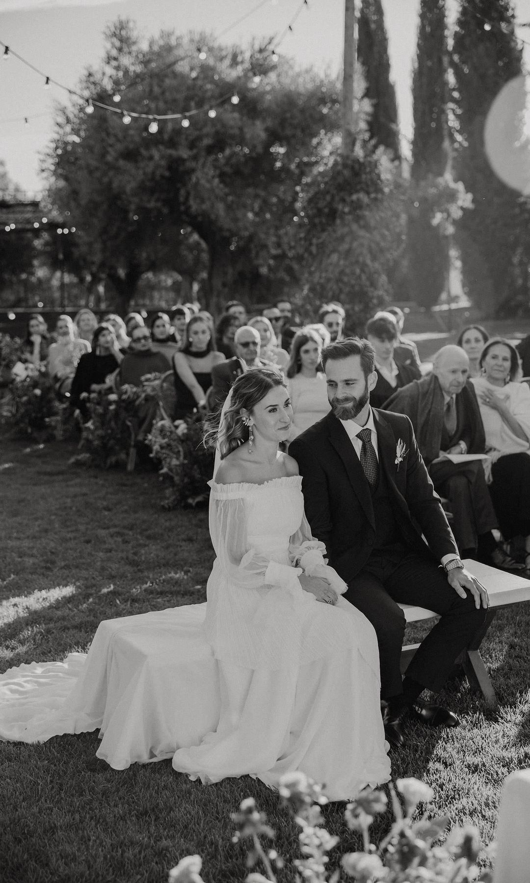 Loreto y Samuel el día de su boda