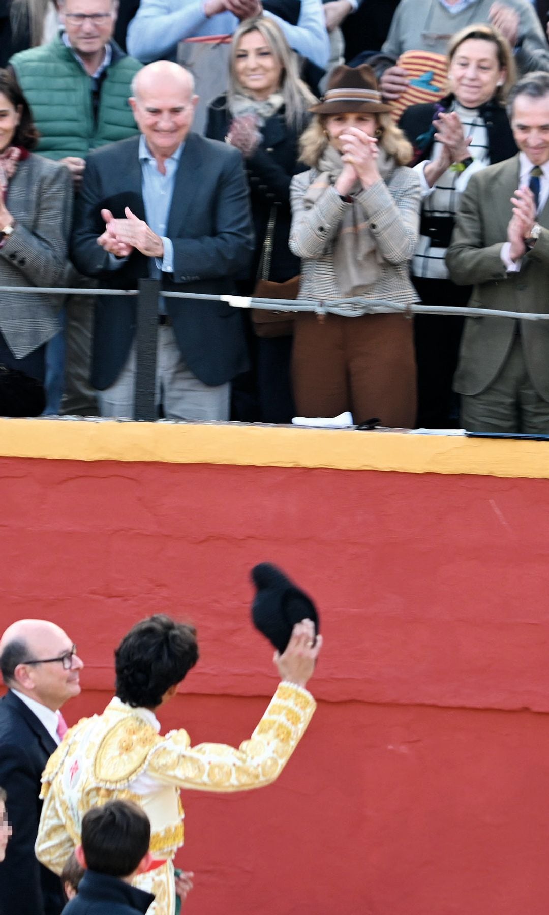 La infanta Elena durante la corrida de toros