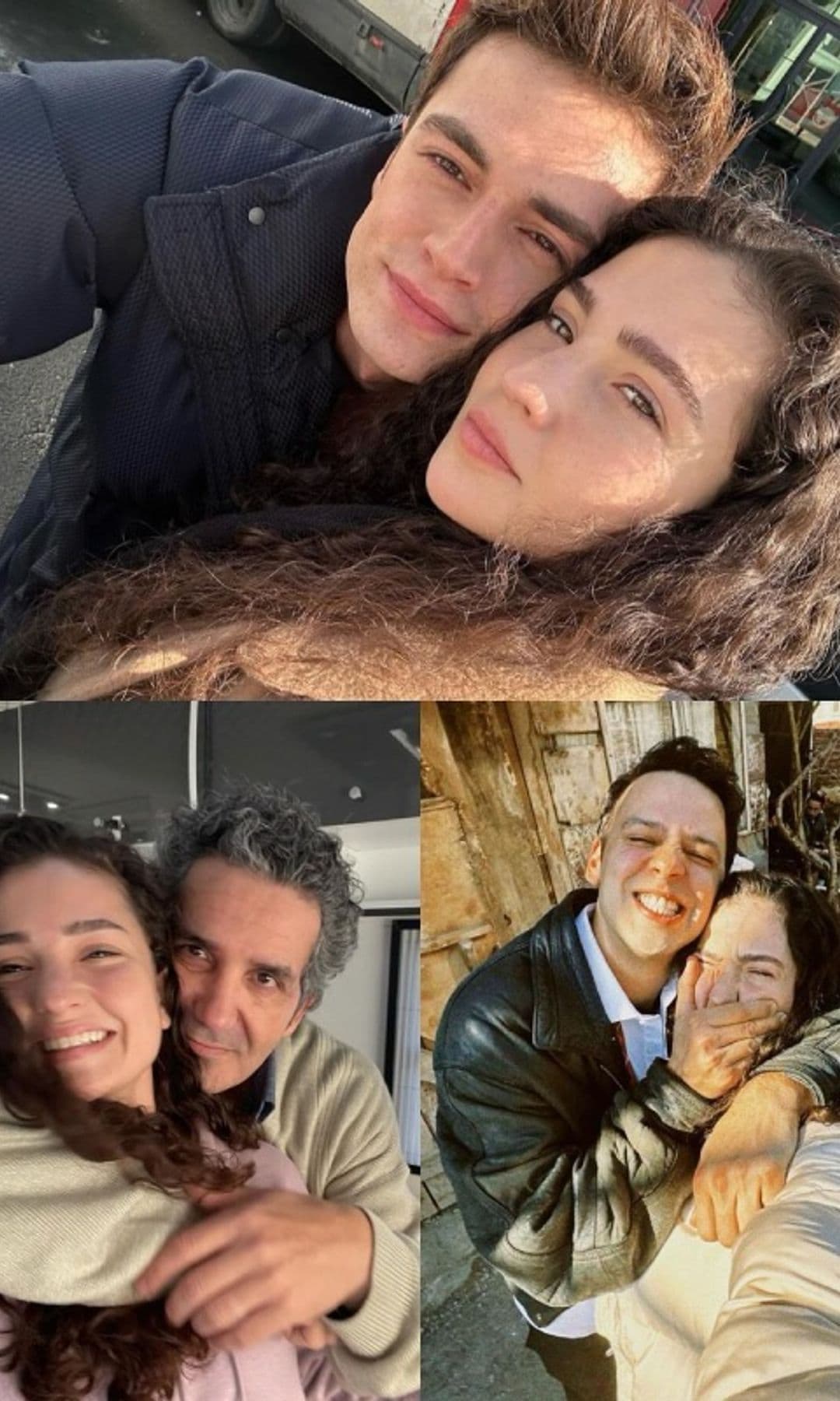 Melis Minkari compartía un carrusel de fotos con varios collage con fotos junto a sus compañeros