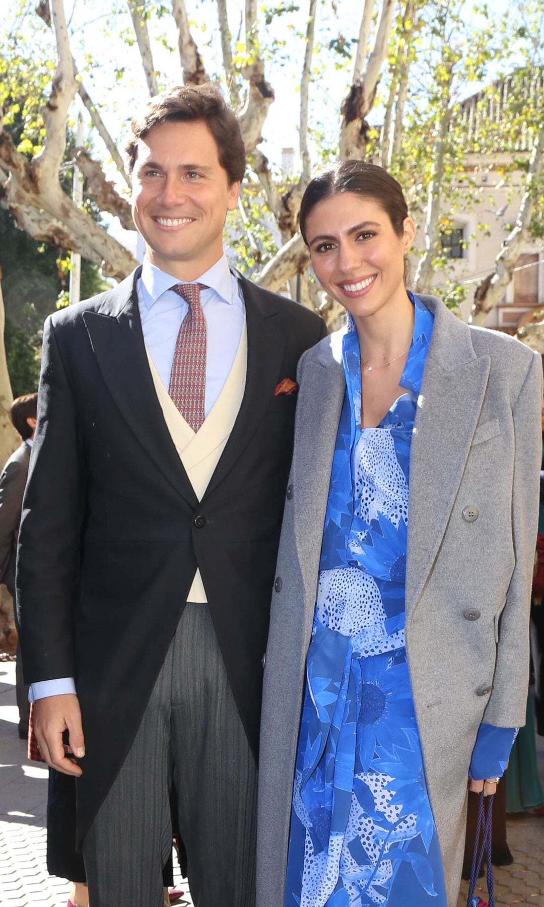 Ana Cristina Portillo y Santiago Camacho en la boda de Carlos Camacho Rodríguez y Miriam Gálvez Rodríguez-Vizcaíno 