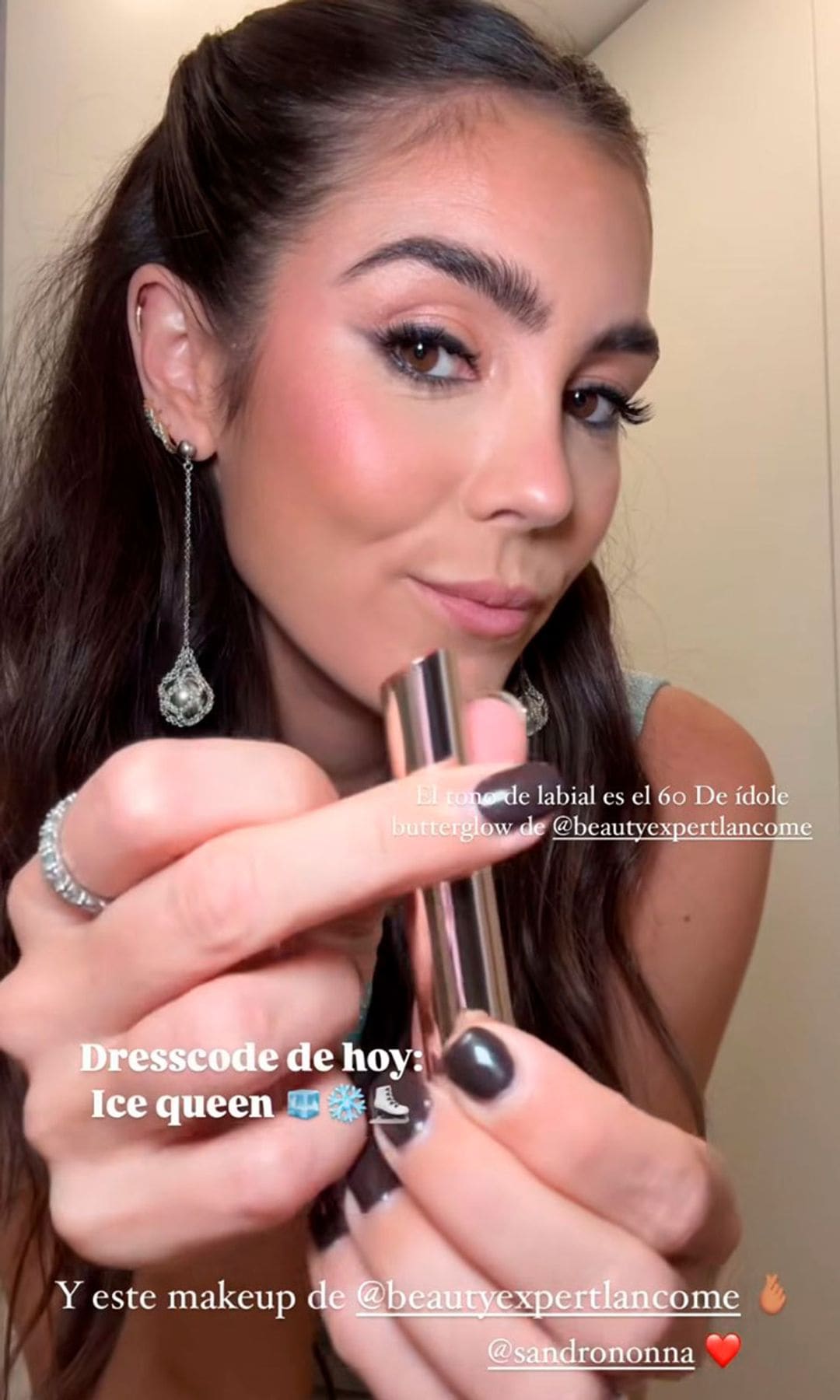 Anna Ferrer Padilla desvela con qué tono de labios ha rematado su maquillaje