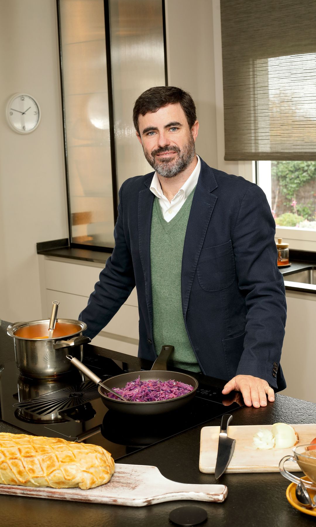 Antonio Matos en la cocina