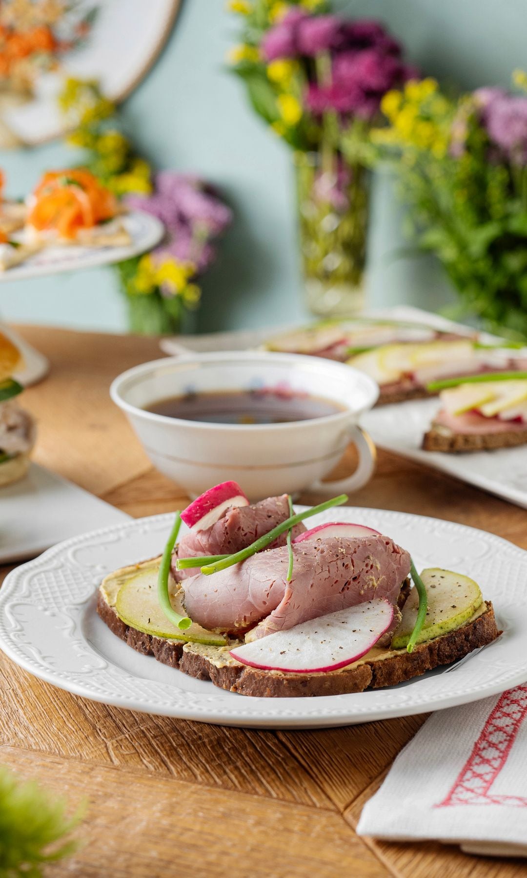 Un ejemplo de desayuno saludable con proteína vegetal