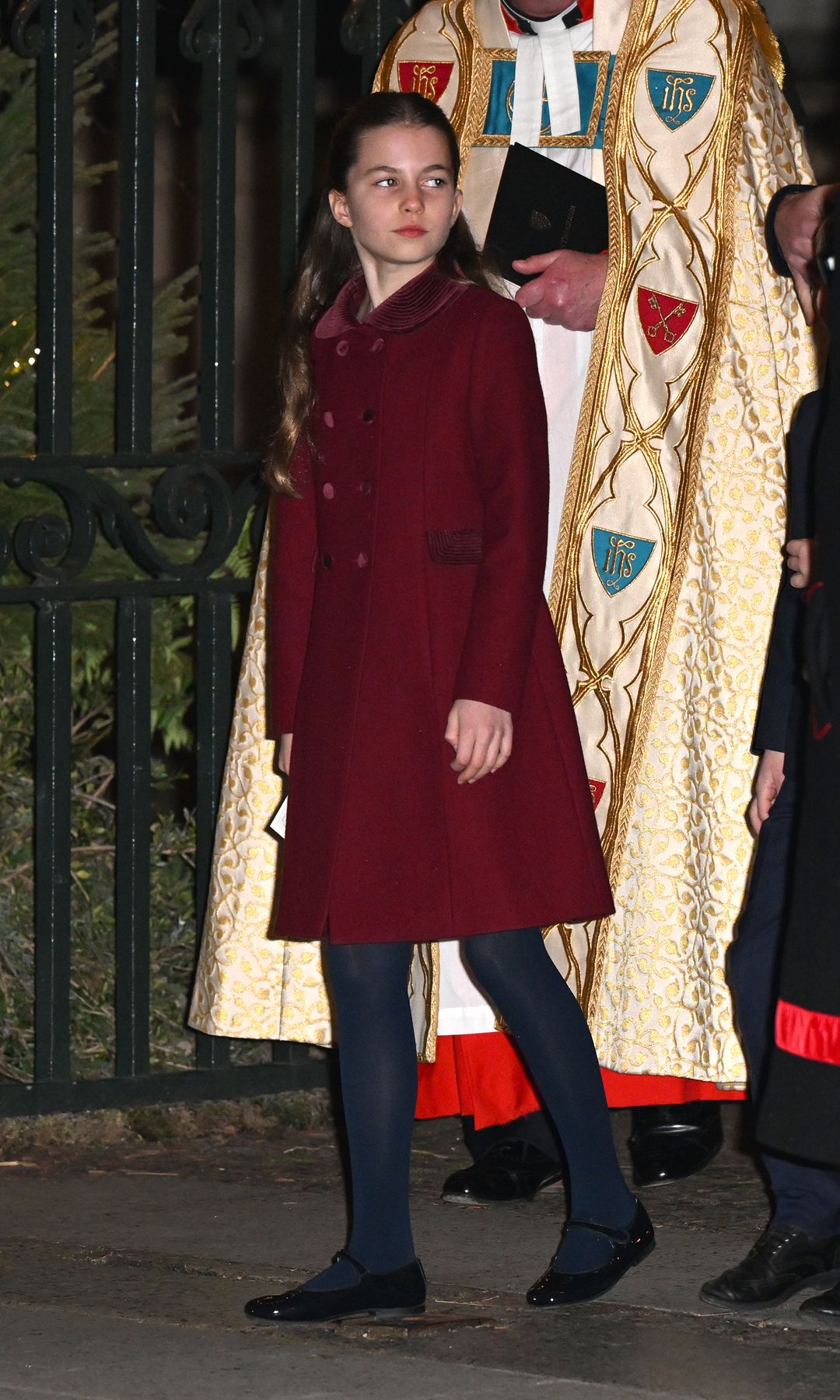 Princesa Charlotte en el concierto de villancicos