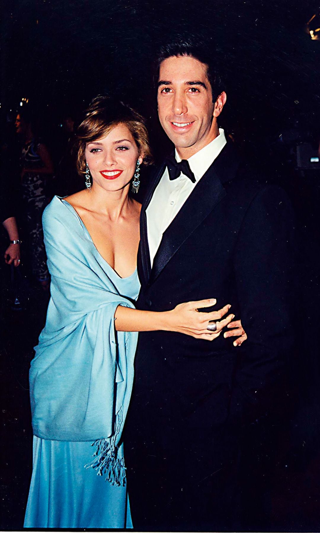 David Schwimmer y Mili Avital