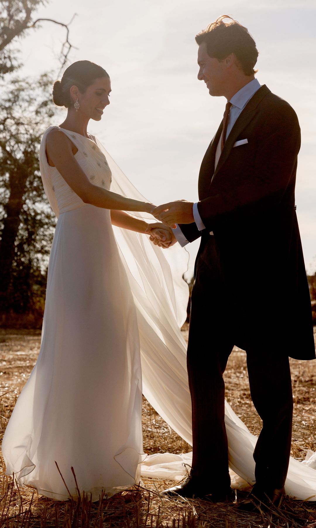 Ana Cristina Portillo con su marido, Santiago Camacho