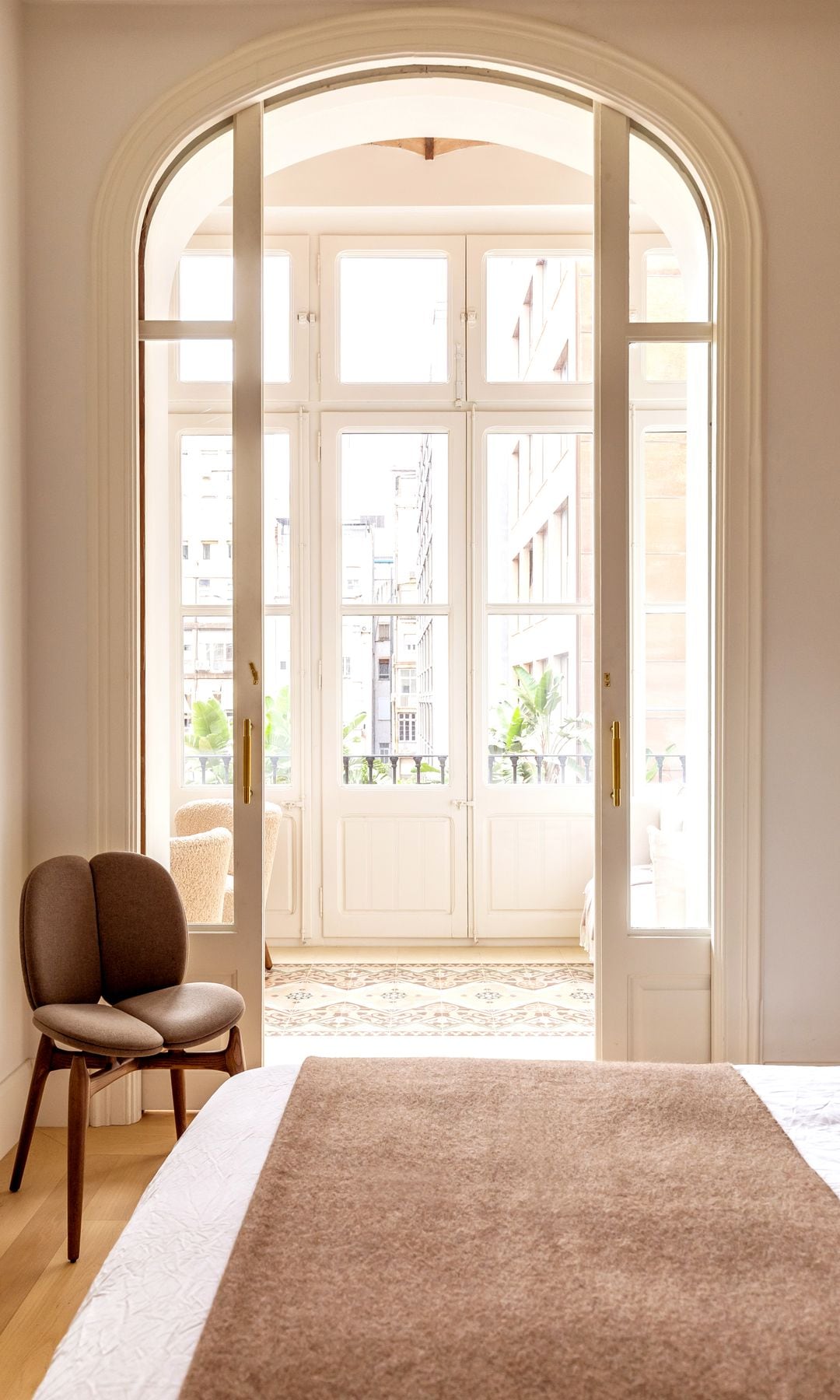 Vista de la galería desde el dormitorio