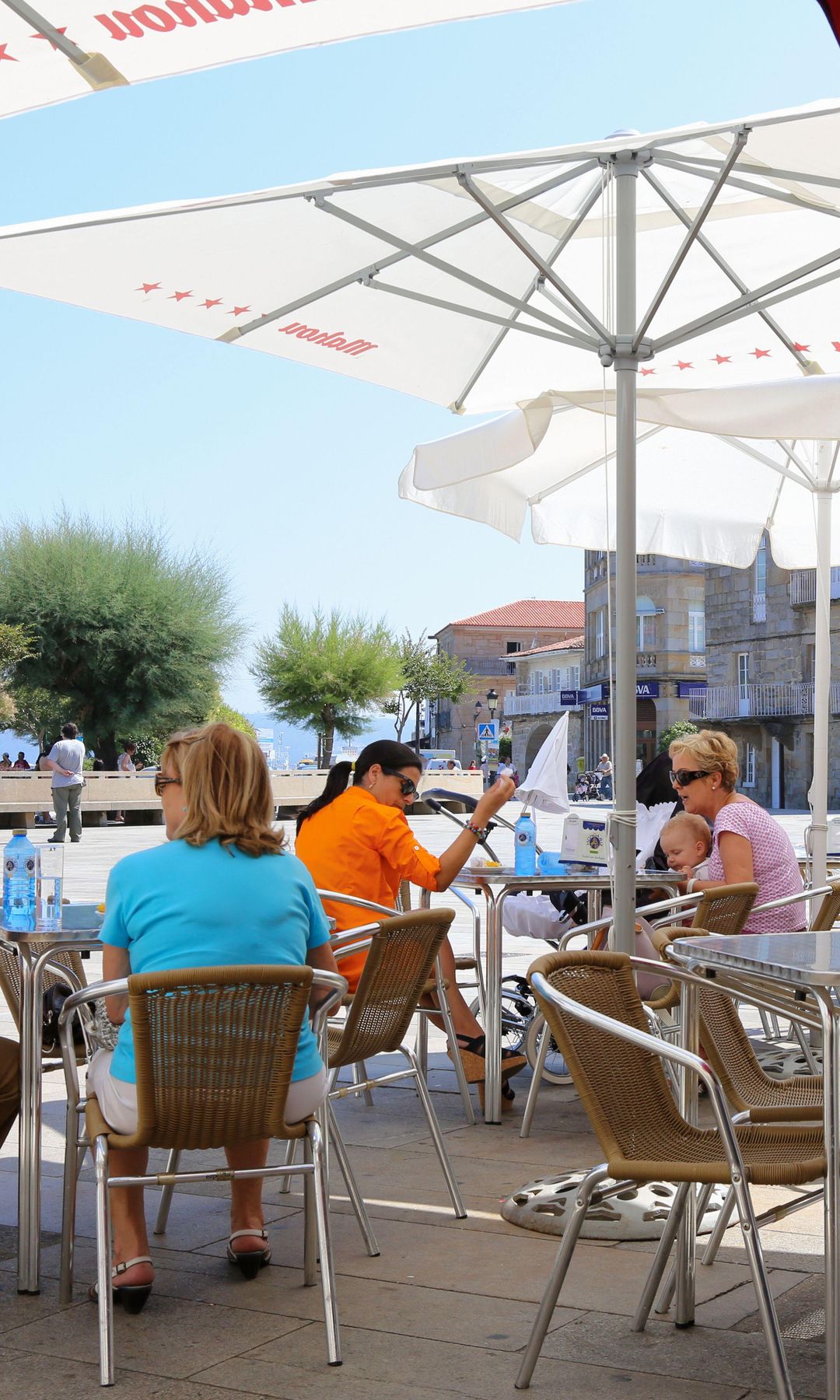 Plaza de Curro o Curro da Praza, en Muros, Galicia