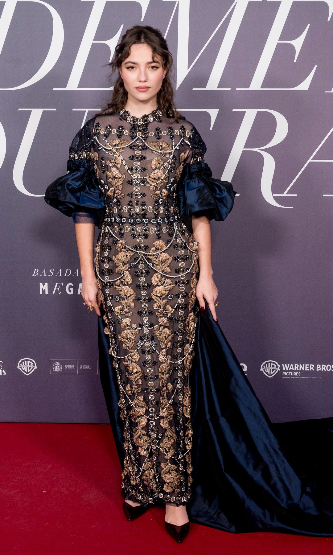 Gabriela Andrada en la premier de 'Pídeme lo que quieras' en Madrid